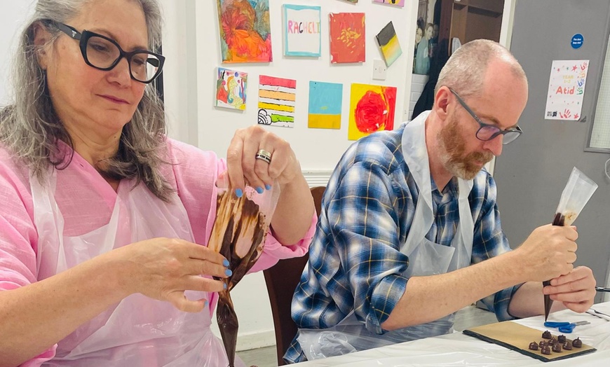 Image 15: Indulge in Chocolate Truffle Making with Friends - Perfect for Gifts!