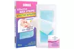 20 Sheets Double Sides Body Wax Strips Hair Removal with 6 Calming Oil Wipes - Second Medium