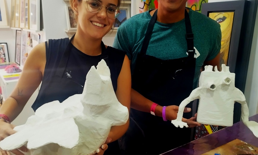 Image 2: Taller de escultura en papel maché, cuatro clases para 1 o 2 
