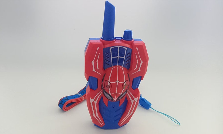 Image 3: Kid's Spider-Themed Walkie Talkies