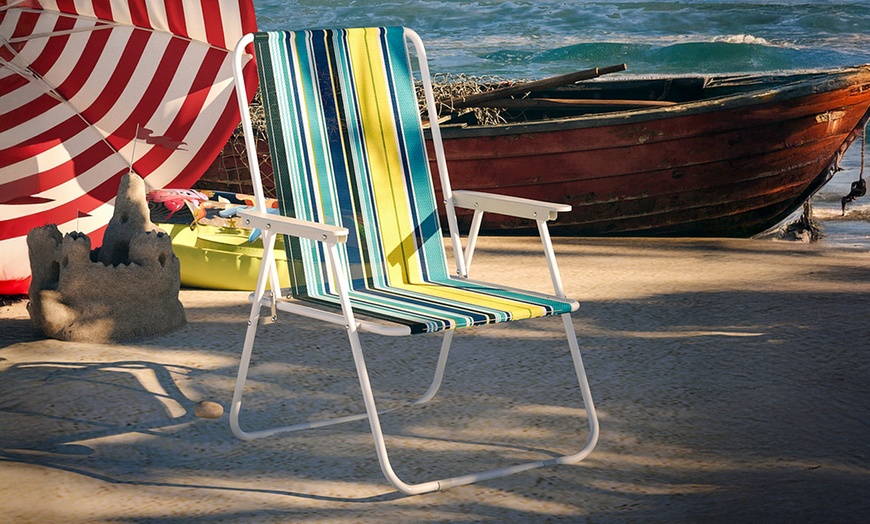 Image 2: Sedia da spiaggia pieghevole Flamingo