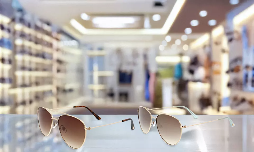 Oscar de la Renta Oscar Classic Slim Aviator Sunglasses for Women