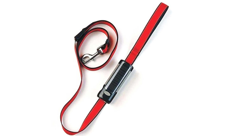 Image 3: Dog Leash with Flashlight