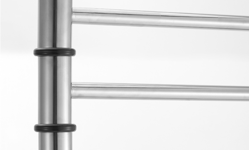 Image 16: Piantana portarotolo in acciaio inox