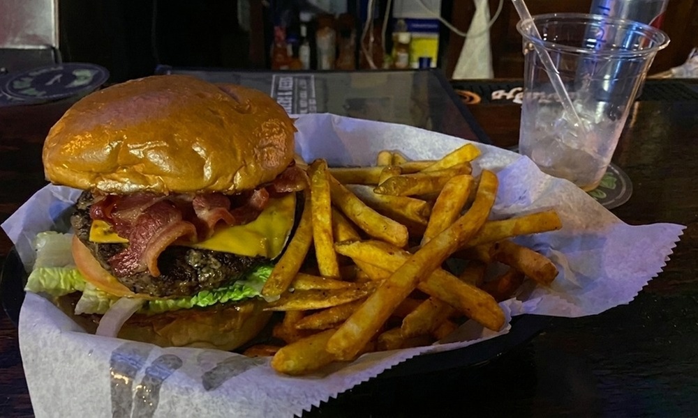 Freshly Ground 1/2 lb Burgers, Appetizers & Desserts for 1 or 2