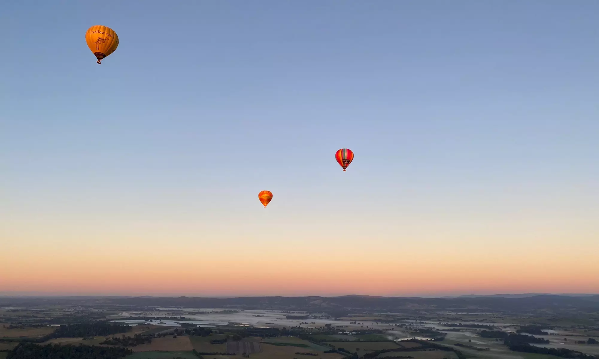 Soar Above the Vineyards: Sunrise Hot Air Balloon Flight over Yarra Valley with Serenity Hot Air Balloons