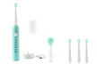 Brosse à dents électrique avec 4 têtes, chargeur et nettoyeur facial - Image 3
