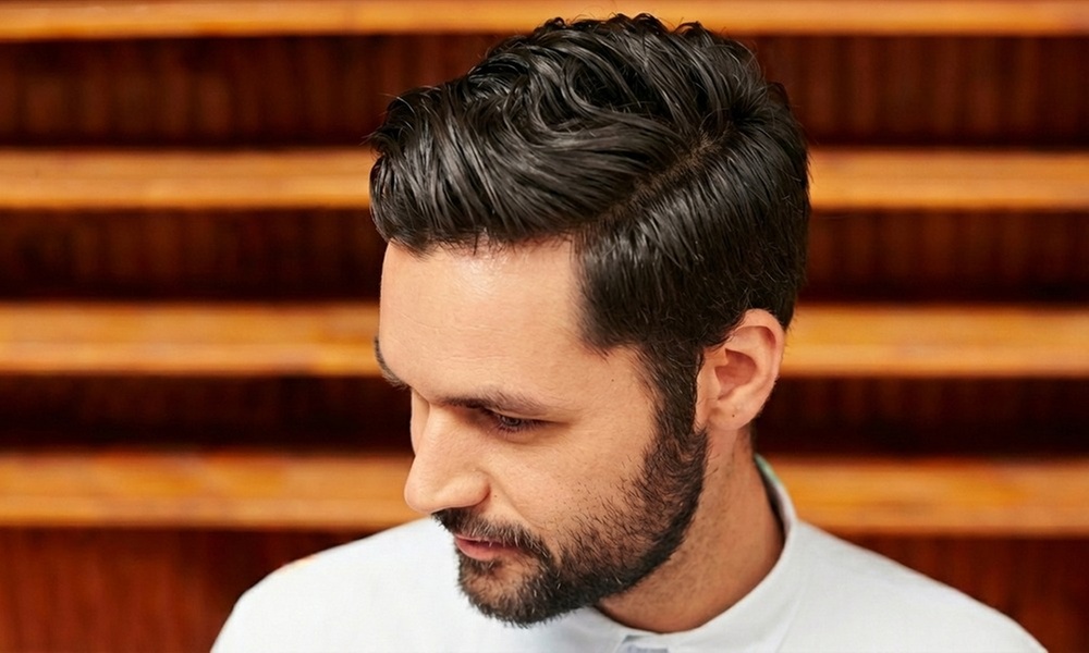 Men’s Haircut & Style with Optional Beard Trim, Eyebrow & Nose Wax