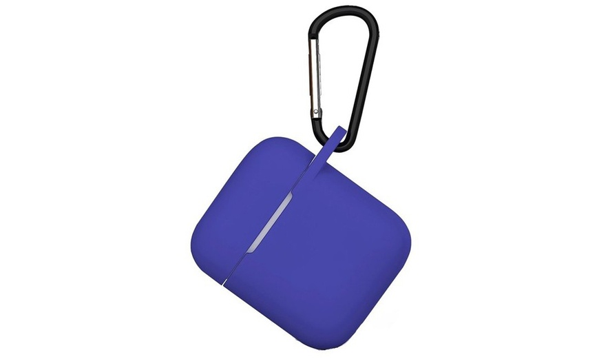 Image 8: AirPods Silicone Case Cover Protective Skin for Apple Airpod Charging Case