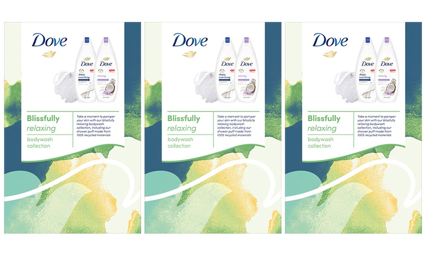 Image 7: Up to Four Dove Blissfully Relaxing Body Wash Collection Sets