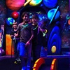 Image 1: Blacklight Space-Themed Mini Golf Adventure