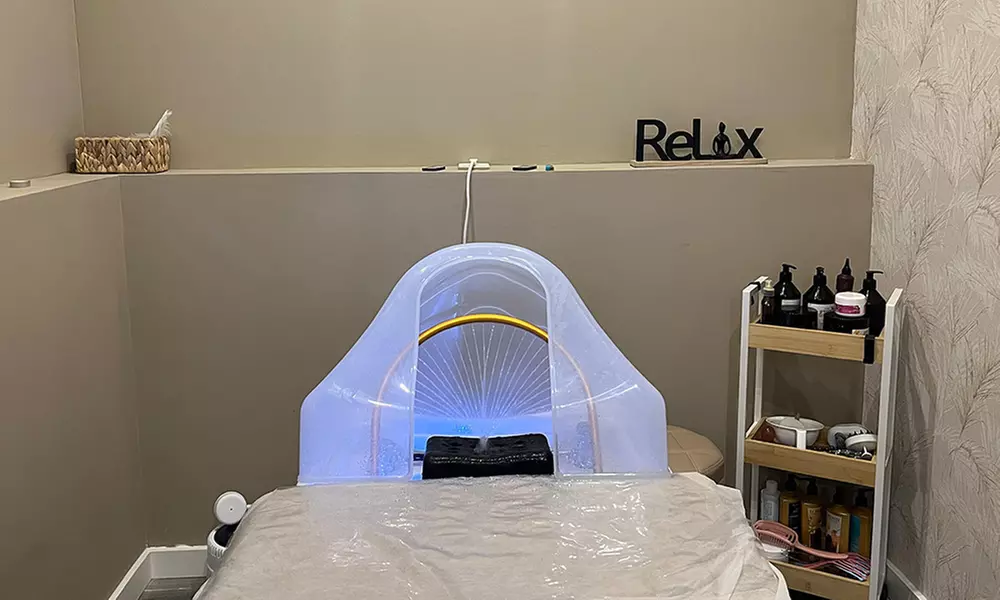 Ritual head spa japonés con dulces y té