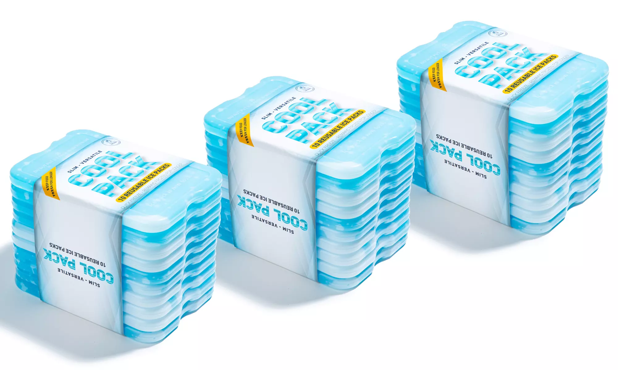 Quick Freeze BPA-Free Ice Packs (10-Pack) - Primary Image