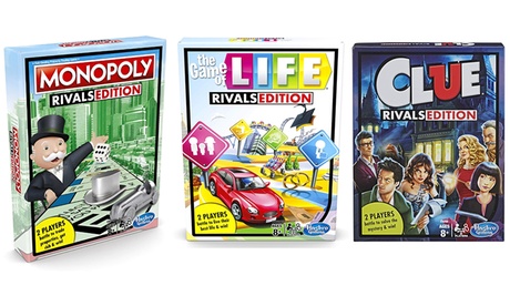 Hasbro Unisex Rivals Edition Board Games: The Game Of Life Rivals Edition