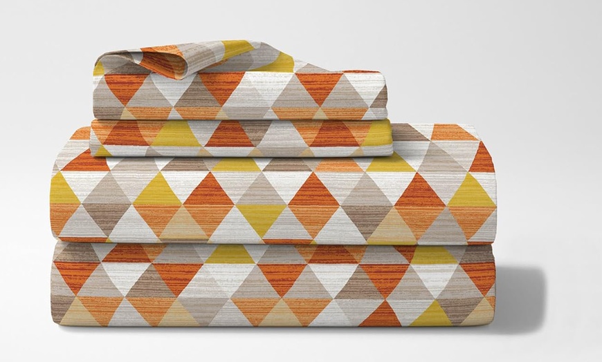 Image 16: Completo lenzuola in flanella di cotone