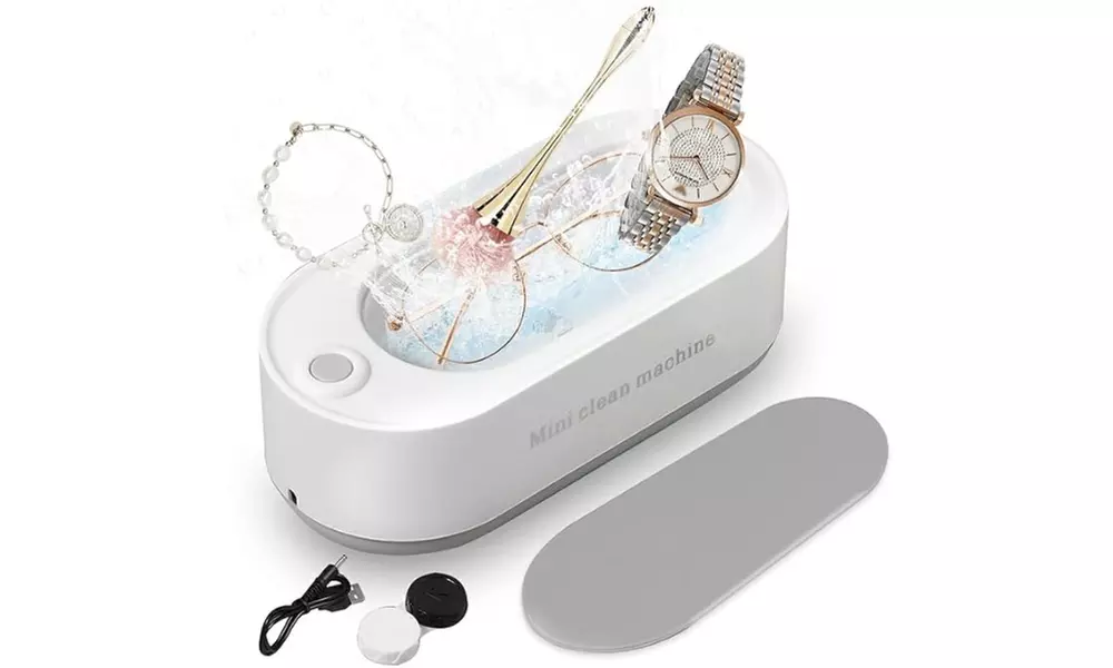 1 ou 2 mini machines à nettoyer pour lunettes et bijoux