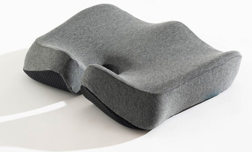 Image 3: Coussin ergonomique à mémoire de forme pour bureau et méditation