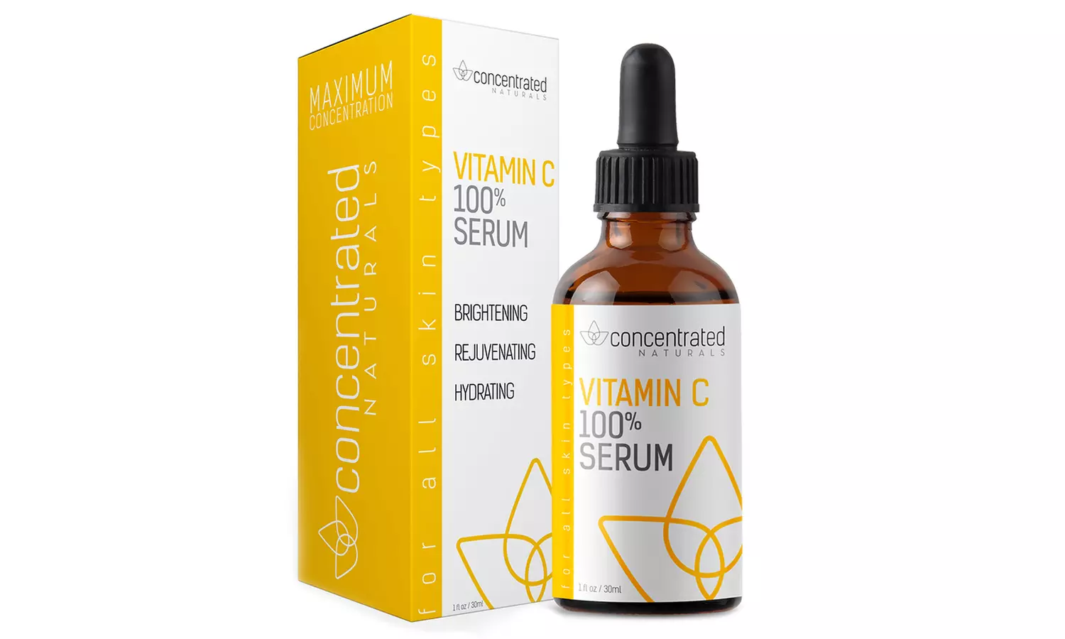 Concentrated Naturals Vitamin C 100% Serum (1- or 2-Pack)