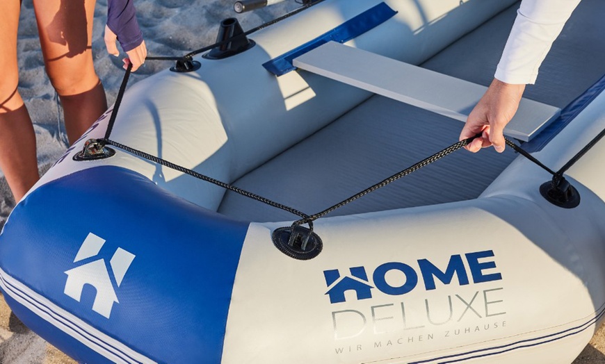 Image 2: Bateau pneumatique Home Deluxe pour la pêche, avec ou sans moteur