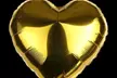 One 18-inch Vibrant High Quality Long Floating Heart/Star Mylar Balloon (Up to 22% Off) - Second Medium