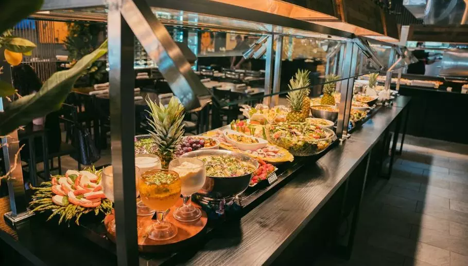 Brazilian Rodízio Steaks & Salad Buffet with Free Drink and Dessert