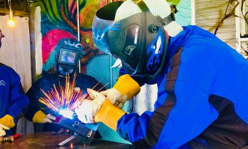 Image 6: 90-Min Hands-On Welding or Plasma Cutting Metalworking Class