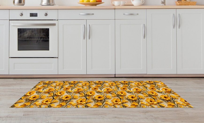 Image 15: Alfombra larga estampada de PVC con impresión digital