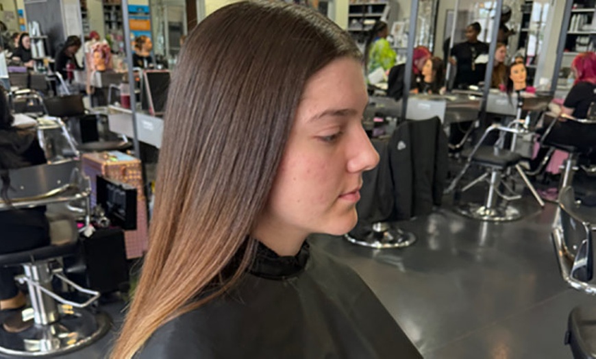 Image 1: Root Touch Up or Partial Highlights or One or Two Sessions of Blowout