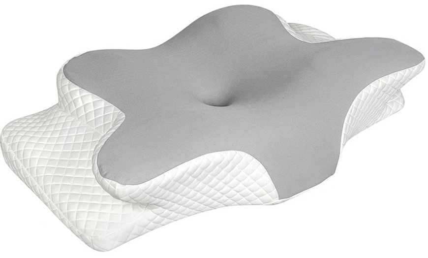 Image 8: Ergonomic Orthopaedic Memory Foam Pillow