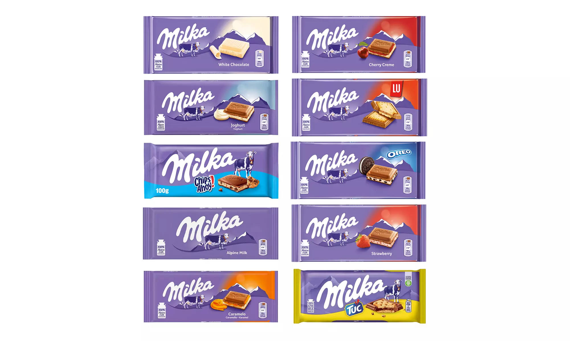 12-Pack of Milka Assorted Chocolates - Primary Image