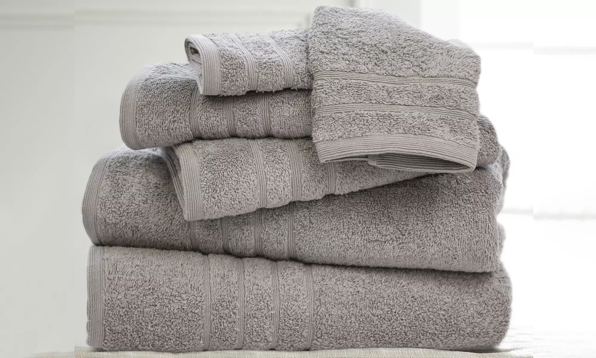 Spa Collection 100% Cotton Absorbent Towel Set (6-Piece) - Primary Image