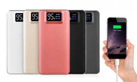 1 o 2 powerbank da 20.000 mAh con display, disponibili in 5 colori