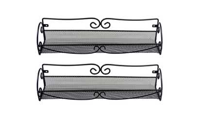 Sorbus 2-Pack of Single-Tier or 1-Pack of 3-Tier Wall-Mount Rack