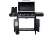 Outsunny 4-in-1 Portable Gas BBQ with Four Stainless Steel Burners - Image 4
