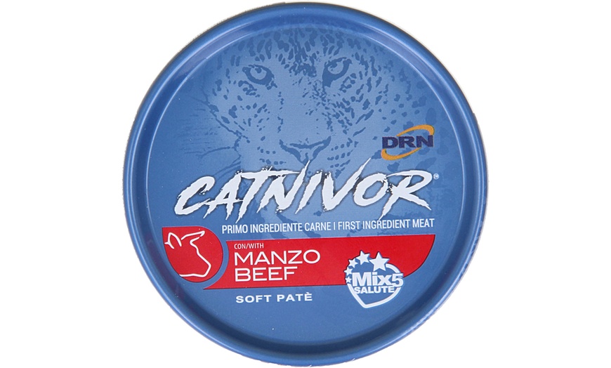 Image 4: Box di 24 lattine assortite di cibo umido per gatti Catnivor