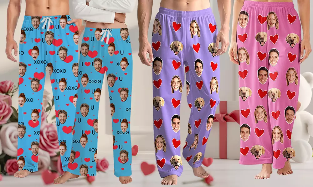 Shop personalized Valentine’s gifts at Justyling — Custom Socks, T‑shirts, Pajamas & Robes, Up to 88% Off