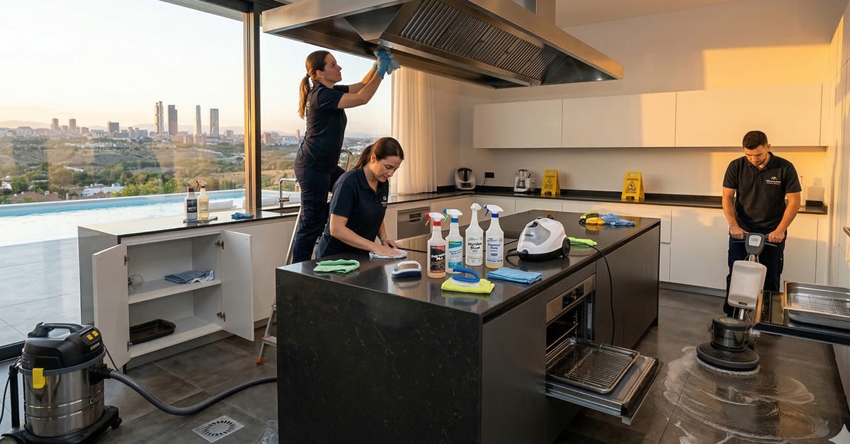 Servicio de limpieza profesional del hogar en Madrid