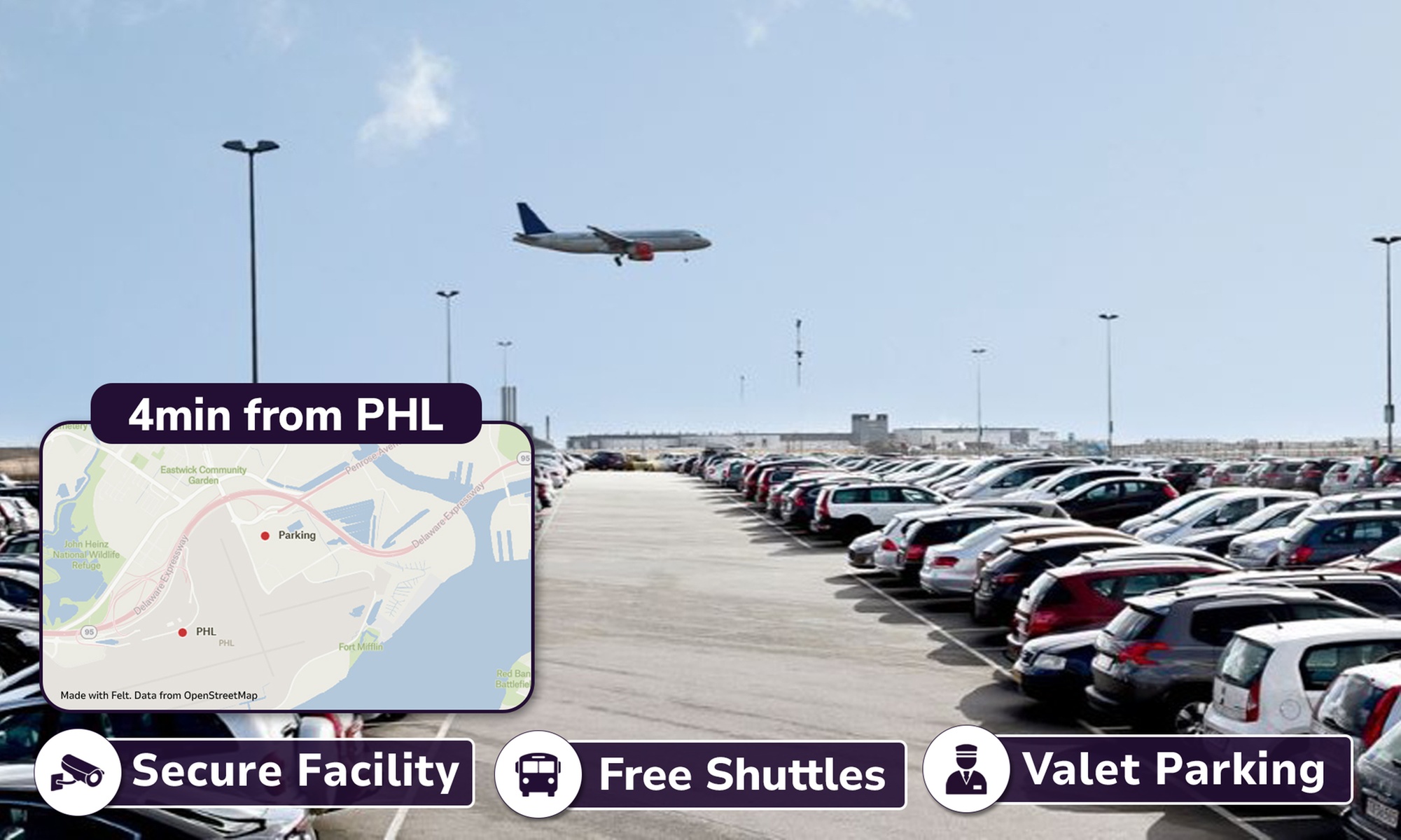 3, 5, 7, 10, or 14 Days of Valet Parking at ARB Parking Philadelphia