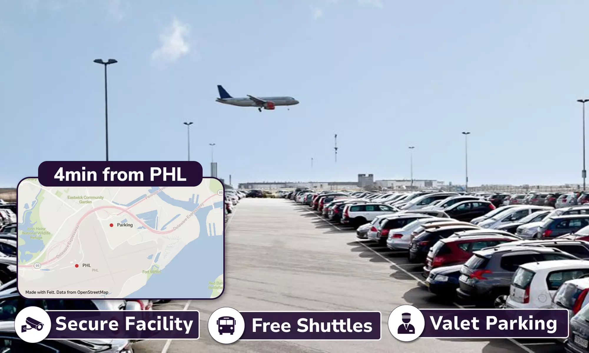 3, 5, 7, 10, or 14 Days of Valet Parking at ARB Parking Philadelphia