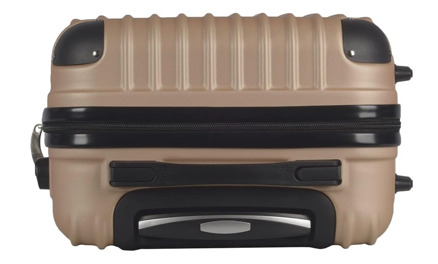 Image 13: Milano Premium 3pc ABS Hardcase luggage Set