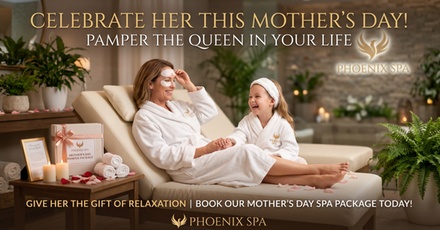 60-Minute Neck & Shoulder Massage Collagen Veil Mask LED Light Therapy - Phoenix Spa