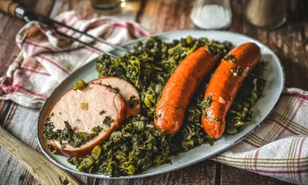 Für 1 Person: 3 Gänge Grünkohl Menü inkl. Begrüßungs Apfelsecco (Sa. & So. mittags einlösbar) - Deichblick By Ck Catering Kontor Hamburg Gmbh