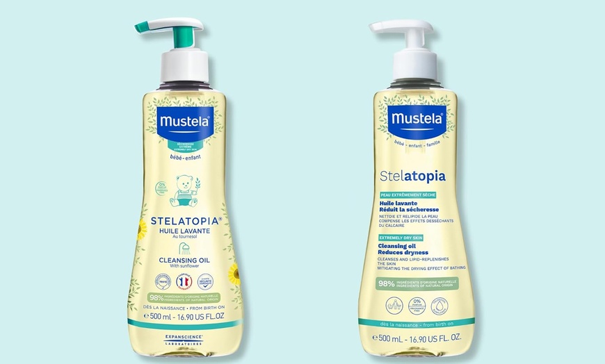 Image 4: Mustela Baby Cleansing Oil, 500ml 