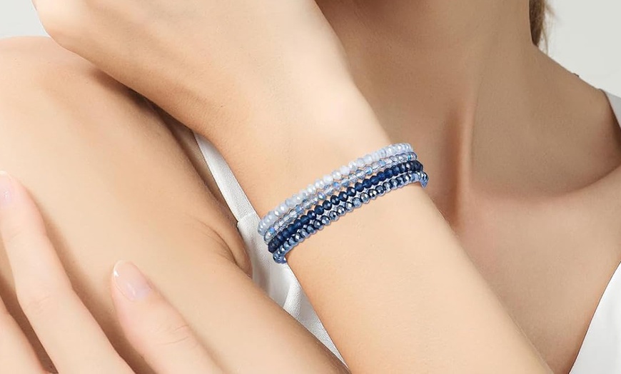 Image 7: Bracelet de perles en cristal