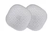 2 Pack Drain Hair Catcher Square Hair Drain Cover with Suction Cup - Second Medium