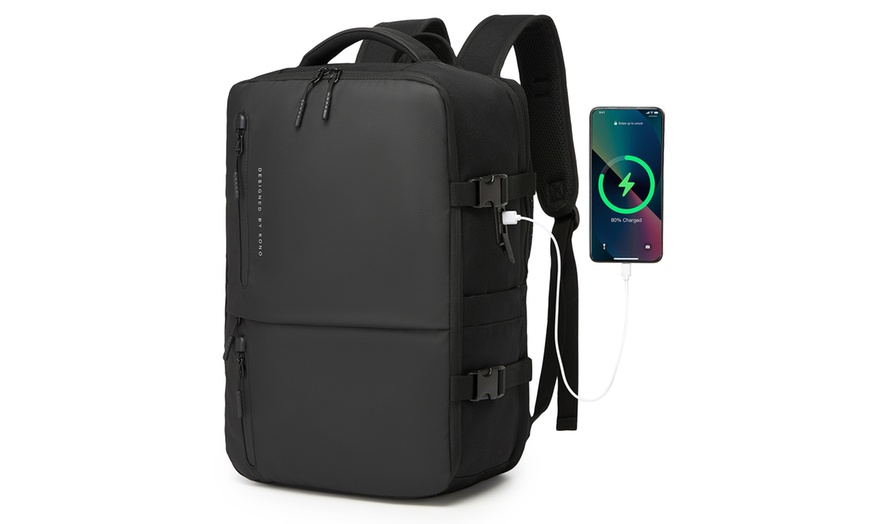 Image 2: Handbaggage rugzak met laptopvak