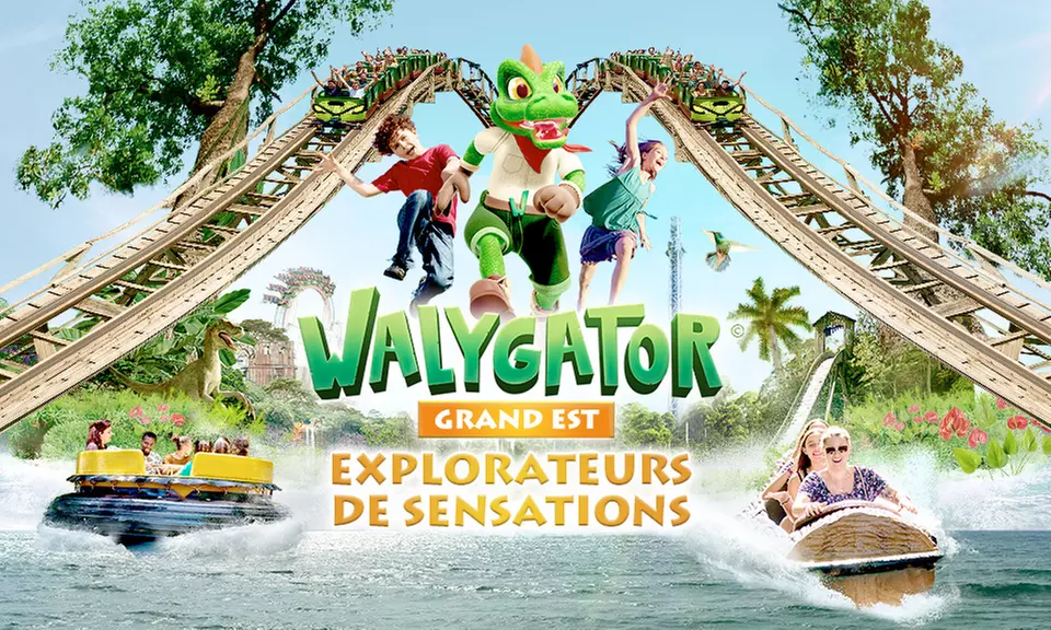 Faites le plein de sensations pour petits et grands avec une journée au parc Walygator Grand-Est (35% de remise) - Primary Image