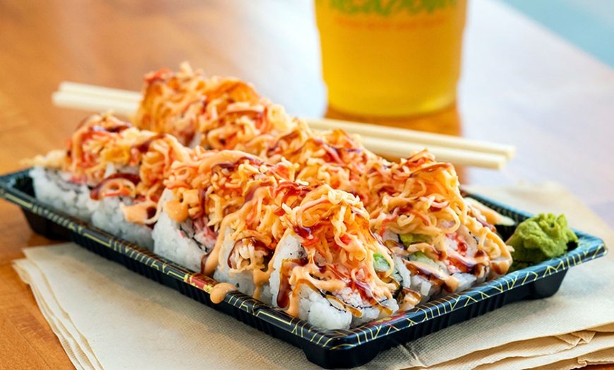 Image 3: Customize your hibachi bowls with rice, noodles, proteins, and sauces