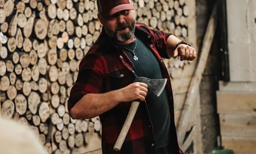 Image 9: One Hour Axe Throwing Experience for 2 or 4 with Axepert Instructors 