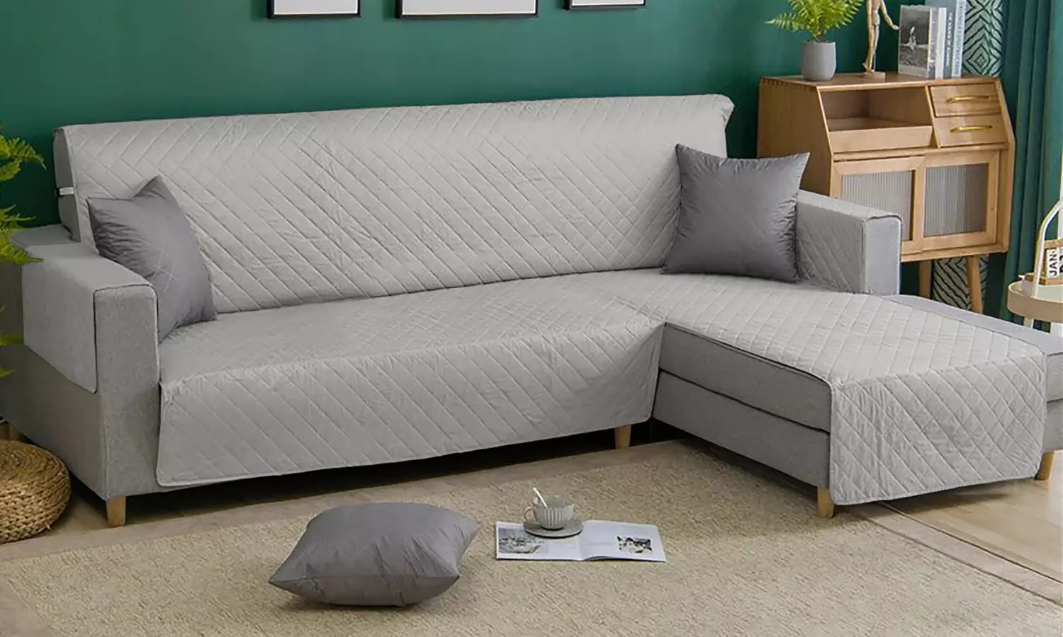 Copridivano con penisola Simple